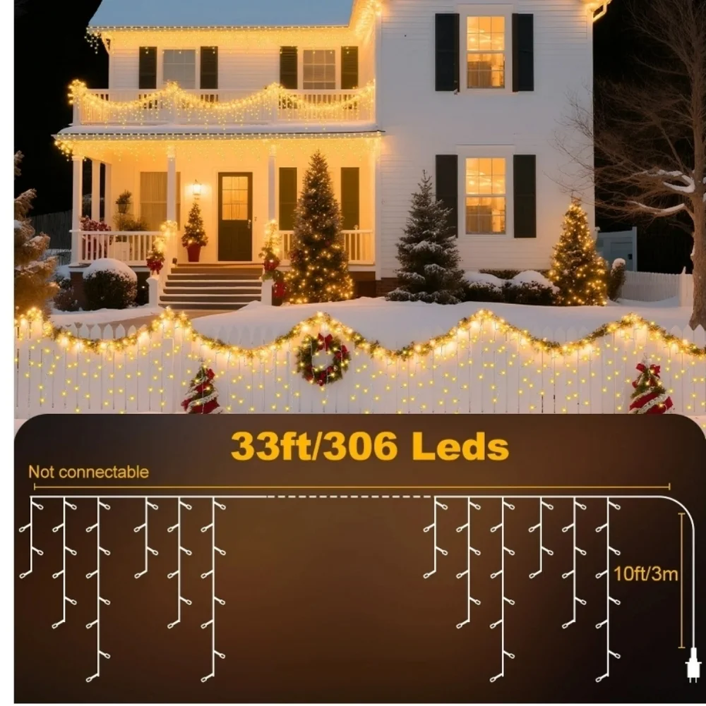 Christmas Icicle Lights